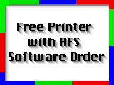 FREE PRINTER with AFS F&I and buy here pay here software order. $20 shipping fee applies.